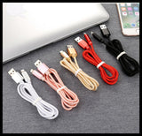 Braided USB Charging Phone Cable Data Cord Charger For iPhone 12 11 7 X 8 6 iPad