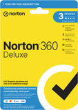 Norton 360 Deluxe 1 Year 3 or 5 Devices PC MAC ios VPN Email Lic Key