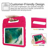 For iPad 5th 6th 7th 8th 9th 10th Gen Kid Shockproof EVA Case HANDLE Stand Cover