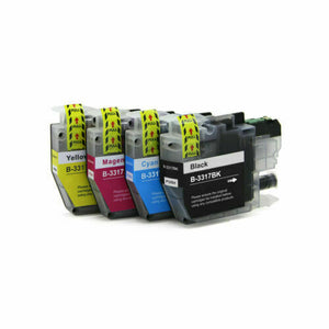 4x Generic Ink Cartridge LC-3317 for Brother MFC-J6930DW MFC-J6730DW MFC-J6530DW